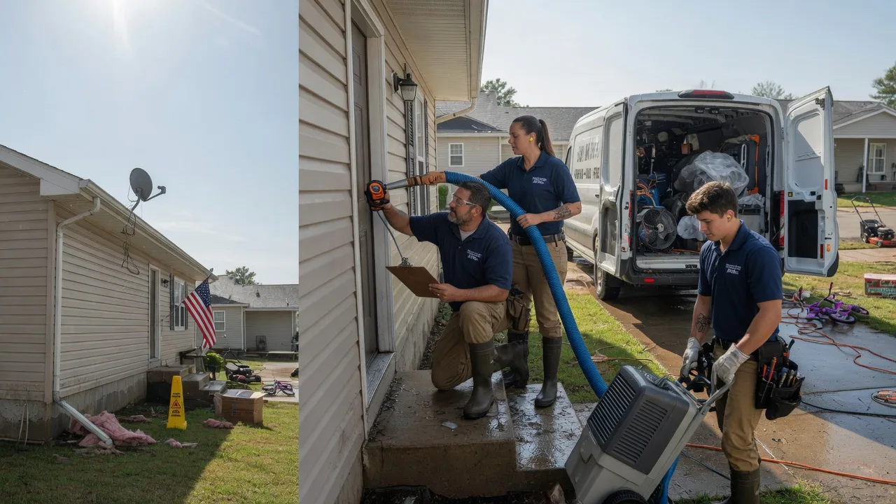 Ceiling Water Damage Restoration in Boling, TX near me